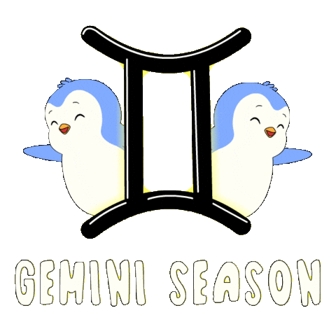 Penguin Twins Sticker by Pudgy Penguins