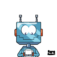 Coffee Robot Sticker by VeeFriends