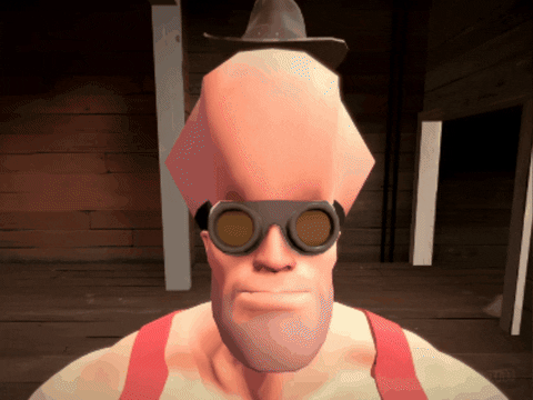 BorpoTheWizard giphygifmaker shut up tf2 engineer GIF