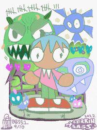 gbuckp fun cartoon trippy GIF
