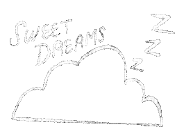 Tired Sweet Dreams Sticker