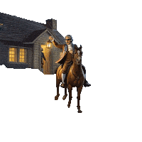 Warning Founding Father Sticker