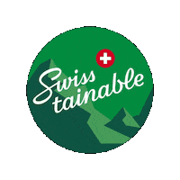 Swiss Alps Sustainability Sticker by Switzerland