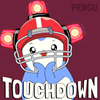Football Touch Down GIF by Pudgy Penguins