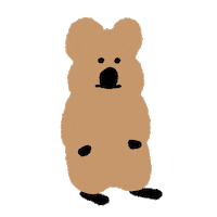 Emoji Quokka Sticker by Dinotaeng