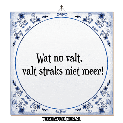 Moment Nu Sticker by Tegelspreuken.nl