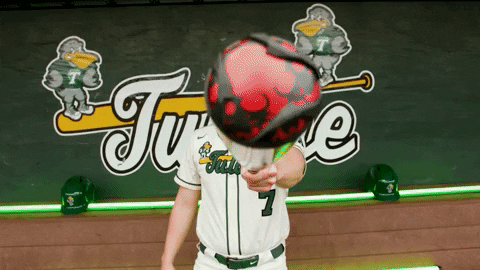College Baseball Logan GIF by GreenWave
