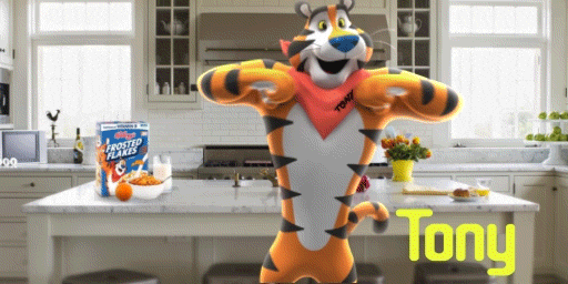 Tony The Tiger Breakfast GIF by Frosted Flakes