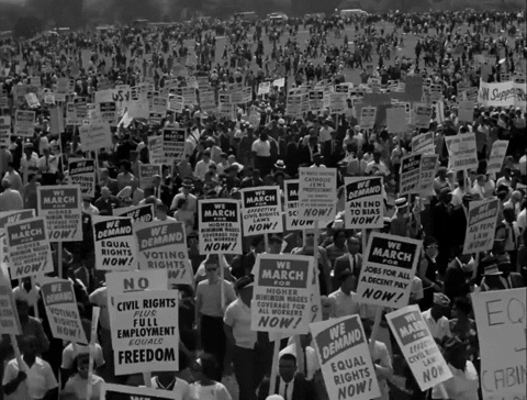 Marching Voting Rights GIF by US National Archives