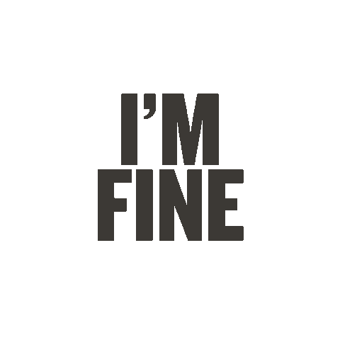MedicineHatHealthFoundation mentalhealthawareness mentalhealthmatters imfine im not okay Sticker