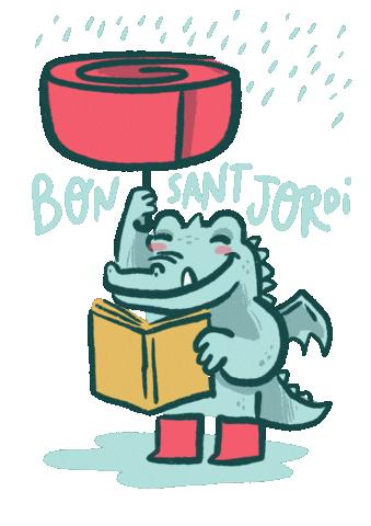 Sant Jordi Lluvia Sticker