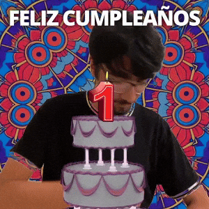 ¡Feliz 1.º cumpleaños!