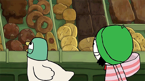 sarahandduck giphyupload duck sarah sarah and duck GIF