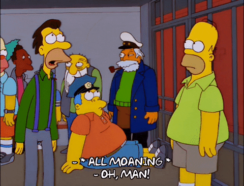homer simpson krusty the klown GIF