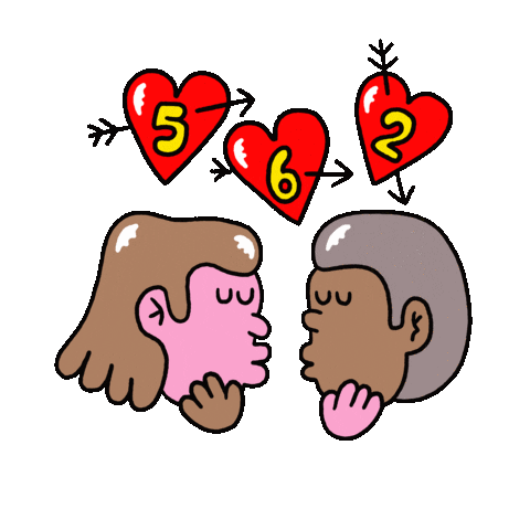 In Love Valentine Sticker by Pablo