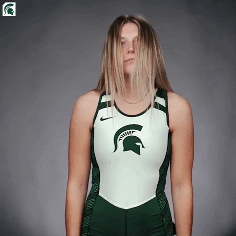 Julie Armstrong GIF by Michigan State Athletics