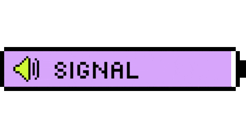 Signal Sticker by 8smile