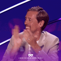 Happy Clapping GIF by The Masked Singer UK & The Masked Dancer UK