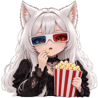 Drama Popcorn Sticker