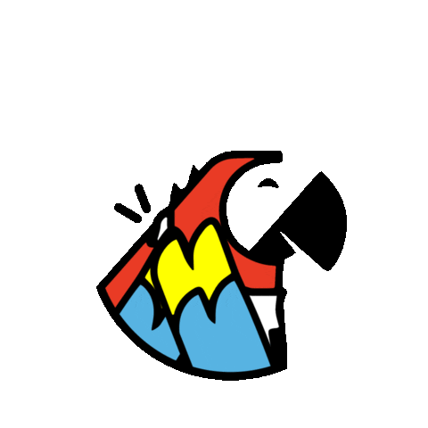 blakesseedbased giphyupload happy clap parrot Sticker