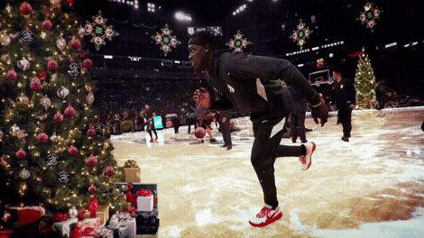 Christmas Basketball GIF by NBA