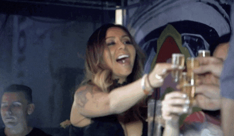 Mtv Cheers GIF by Jersey Shore Family Vacation
