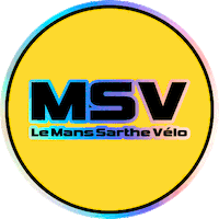 Lemans-sarthe-velo msv72 msv72 logo msv72 holographyc Sticker