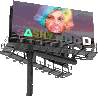 Sign Billboard Sticker by Sashy Hairdesign Club