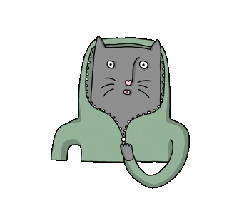 Sad Cat Sticker by Shenja
