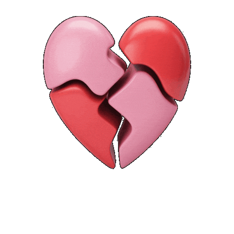 Broken Heart Love Sticker by Seorang Zaki