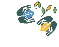 Flower Hands Sticker by United World Project