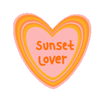 Heart Beat Summer Sticker
