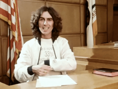 Point Musician GIF by George Harrison