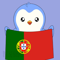 Portugal Flag Penguin GIF by Pudgy Penguins