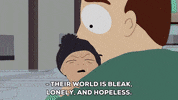 sad baby GIF by South Park 