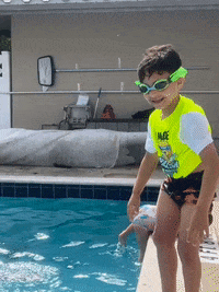 Jump Swimming GIF by Frogglez Goggles