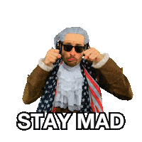 Mad Get Over It Sticker