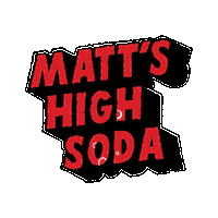 mattshighsoda lemonade ice tea matts high soda uncle arnies Sticker