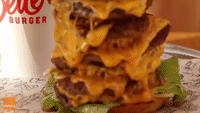 Competitive Eater Tackles 10-Patty Burger Combo in Under 5 Minutes