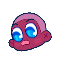 Shocked Chibi Sticker by Polygonal Mind