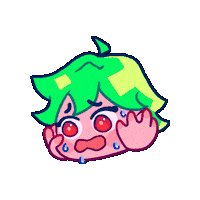 Chibi Panic Sticker by Polygonal Mind