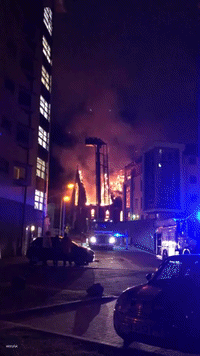 Raging Fire Destroys 150-Year-Old Glasgow Church