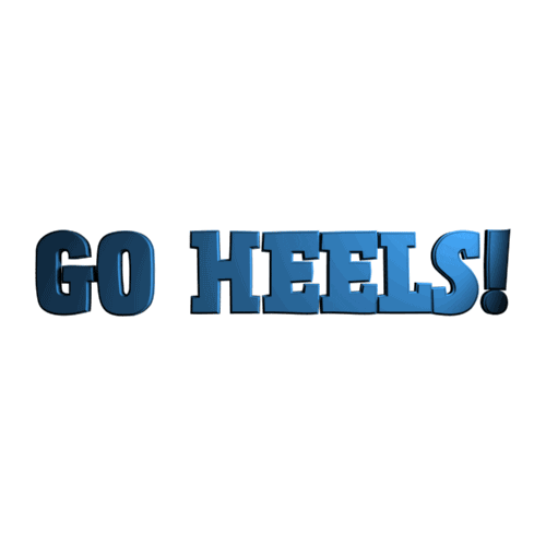 Tar Heels Carolina Sticker by UNC-Chapel Hill