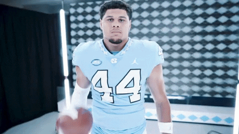 North Carolina Football GIF by UNC Tar Heels