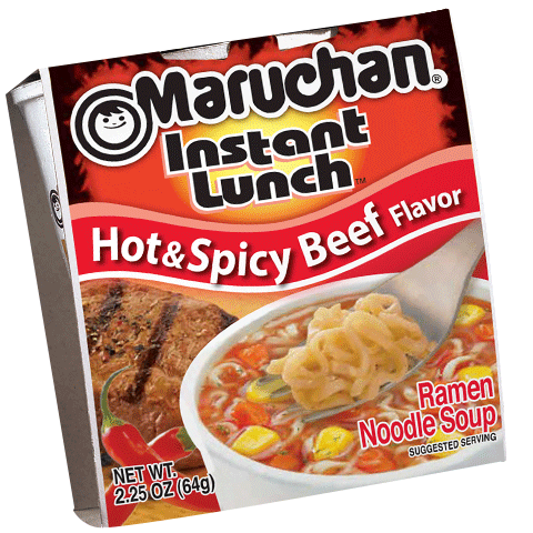 maruchaninc maruchan hot and spicy instant lunch maruchan ramen Sticker