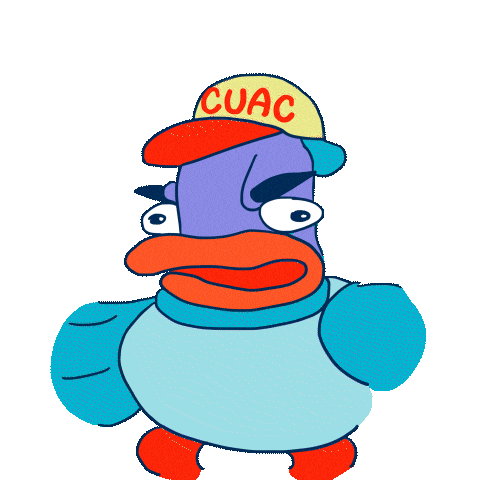 magicalcorneranimator giphyupload pato cuac cuac design Sticker