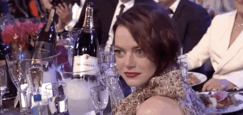 surprised emma stone GIF by SAG Awards
