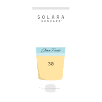 SolaraSuncare sunscreen spf solara clean freak Sticker