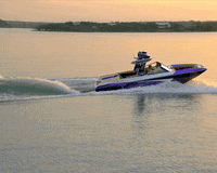 tigeboats surfing boats boating wakeboard GIF