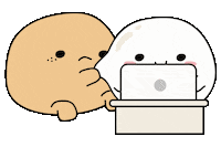 dalbodeul love couple lovely boring Sticker